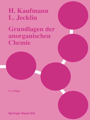 cover image of Grundlagen der anorganischen Chemie